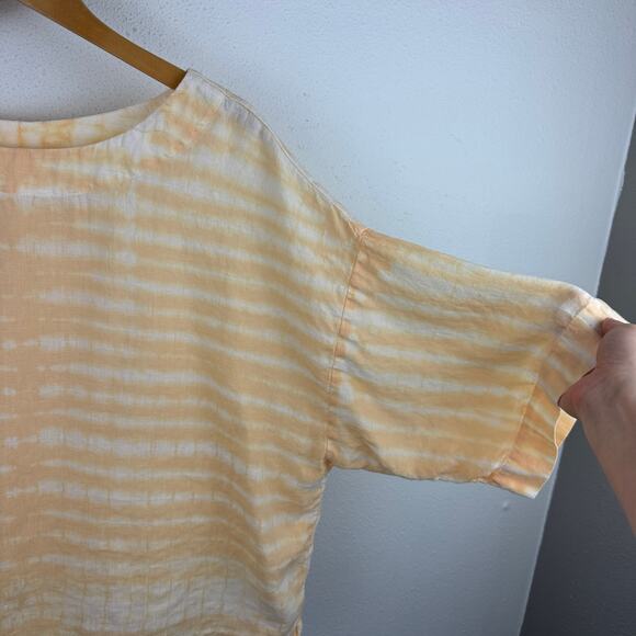 J. Jill Tie Dye Linen Top - Picture 2 of 6